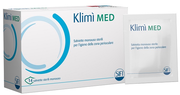 KLIMI' MED DETERGENTE PERIOCULARE 14 SALVIETTINE STERILI MONOUSO - Fontenova srl