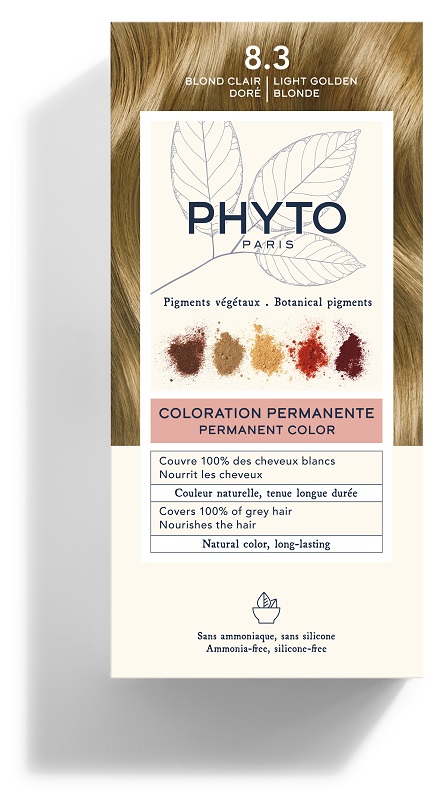 COLOR KIT 8,3 BIONDO CHIARO DORATO LATTE RIVELATORE 50 ML + CREMA COLORANTE 50 ML + MASCHERA PROTETTIVA COLORE 12 ML + GUANTI - Fontenova srl