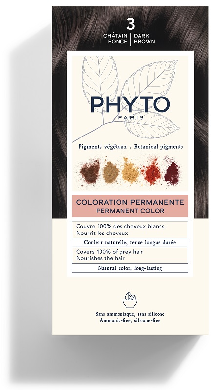 COLOR KIT 3 CASTANO SCURO LATTE RIVELATORE 50 ML + CREMA COLORANTE 50 ML + MASCHERA PROTETTIVA COLORE 12 ML + GUANTI - Fontenova srl