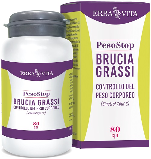 PESO STOP BRUCIA GRASSI 80 COMPRESSE - Fontenova srl