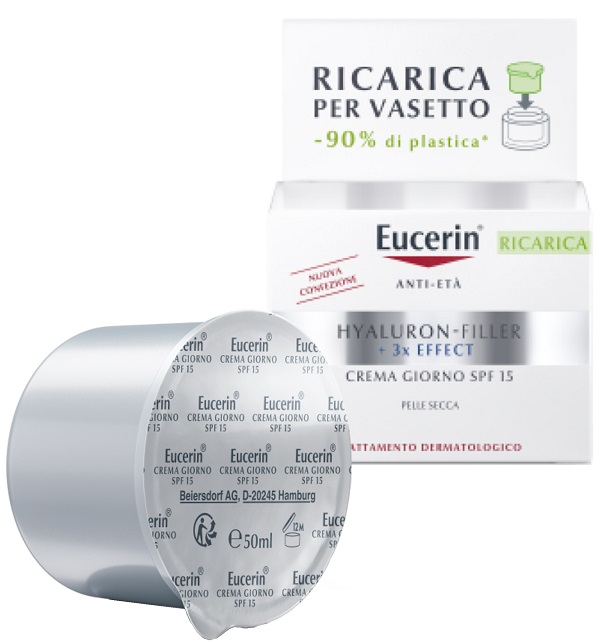 EUCERIN FACE CREAM ANTI AGE HYALURON GIORNO SPF15 50 ML - Fontenova srl
