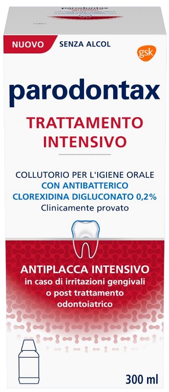 PARODONTAX TRATTAMENTO INTENSIVO CLOREXIDINA 0,2% - Fontenova srl