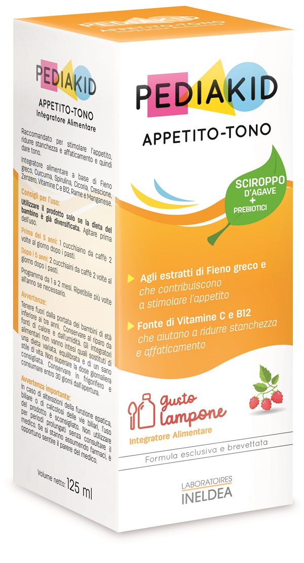 PEDIAKID APPETITO E TONO SCIROPPO 125 ML - Fontenova srl