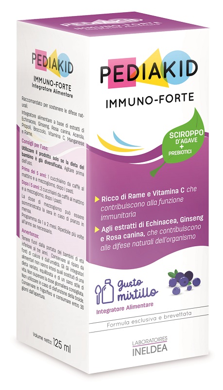 PEDIAKID IMMUNO FORTE SCIROPPO 125 ML - Fontenova srl