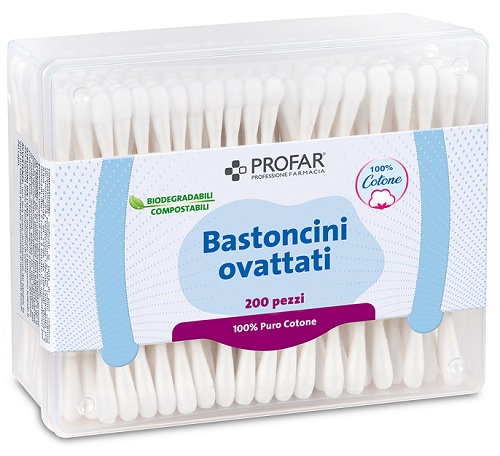 PROFAR BASTONCINI OVATTATI 200 PEZZI - Fontenova srl