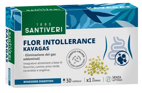 FLOR INTOLLERANCE KAVAGAS 30 CAPSULE - Fontenova srl