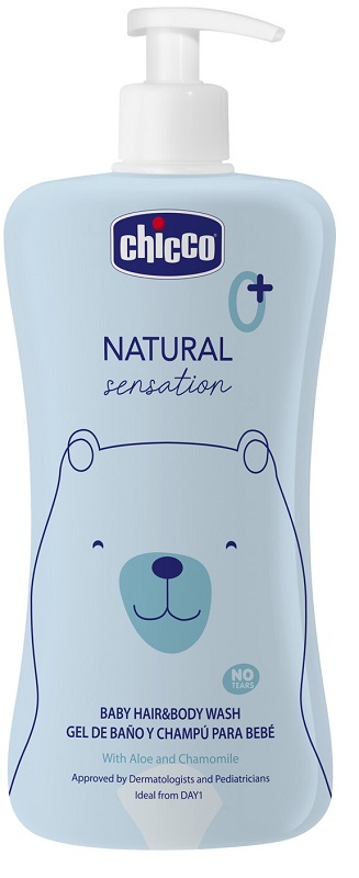 CHICCO NATURAL SENSATION BAGNO SHAMPOO 500 ML - Fontenova srl