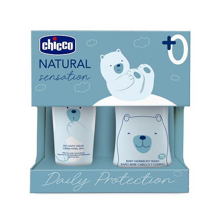 CHICCO NATURAL SENSATION SET BAGNOSHAMPOO+PASTA LENITIVA - Fontenova srl