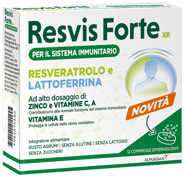 RESVIS FORTE XR 12 COMPRESSE EFFERVESCENTI - Fontenova srl