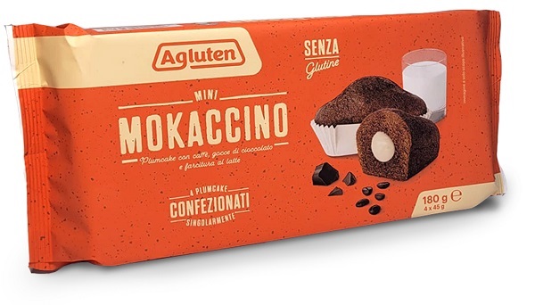 AGLUTEN MINI MOKACCINO 4 X 45 G - Fontenova srl