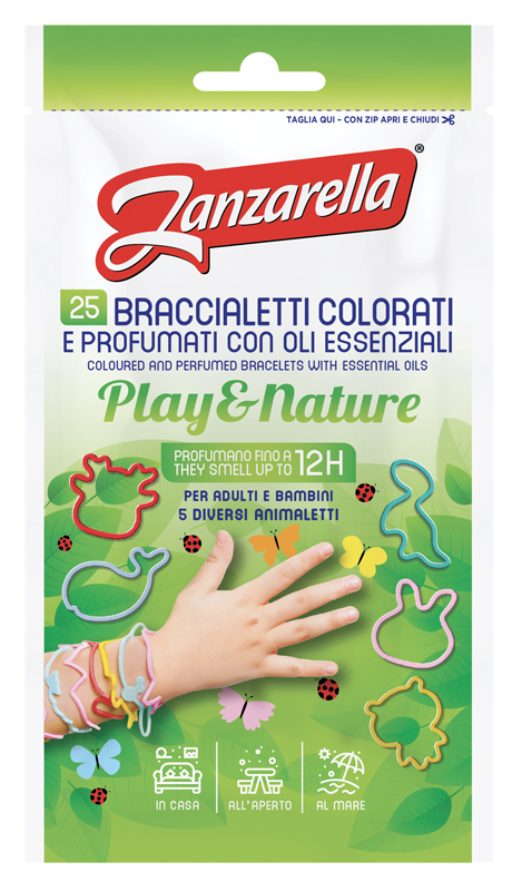 ZANZARELLA BRACCIALETTI PALY&NATURE 25 PEZZI - Fontenova srl
