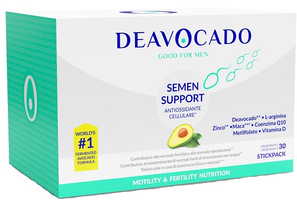 DEAVOCADO SEMEN SUPPORT UOMO 30 STICKPACK - Fontenova srl