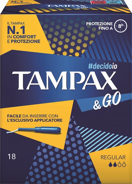 TAMPAX &GO REGULAR 18 PEZZI - Fontenova srl