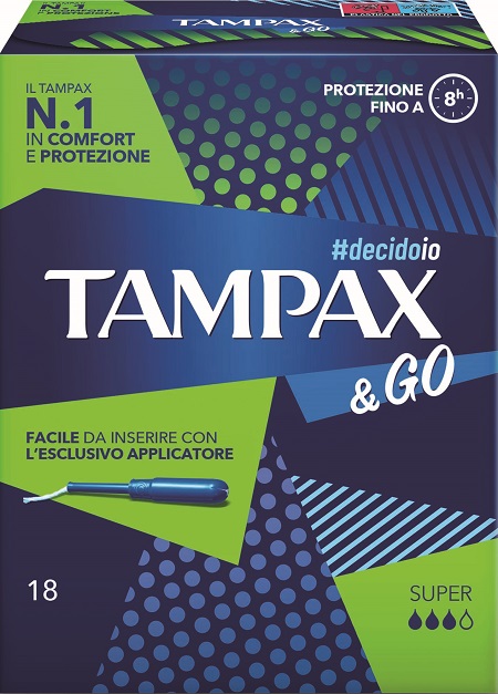 TAMPAX &GO SUPER 18 PEZZI - Fontenova srl