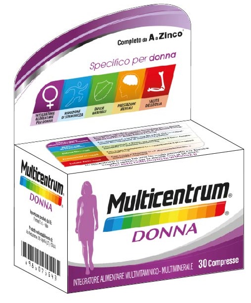 MULTICENTRUM DONNA 30 COMPRESSE - Fontenova srl