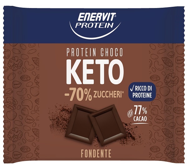 ENERVIT PROTEIN KETO TAVOLETTA CIOCCIOLATO 35 G - Fontenova srl