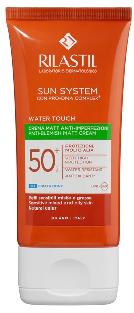 RILASTIL SUN SYSTEM WATER TOUCH FLUIDO SPF50+ 50 ML NUOVA FORMULAZIONE - Fontenova srl