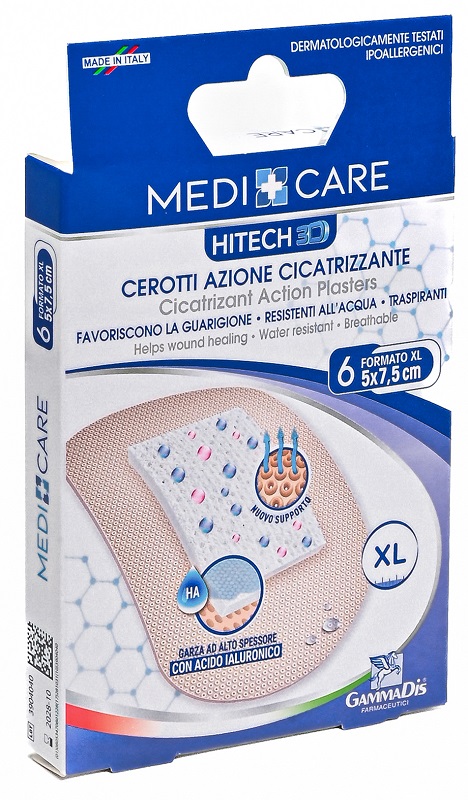 CEROTTO MEDICARE CICATRIZZANTI 7,5X5 6 PEZZI - Fontenova srl