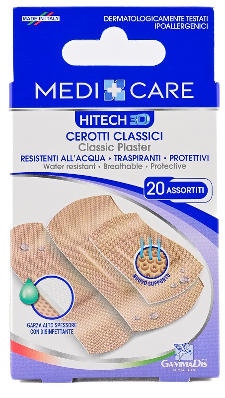 CEROTTO MEDICARE CLASSICI 3D ASSORTITI 20 PEZZI - Fontenova srl