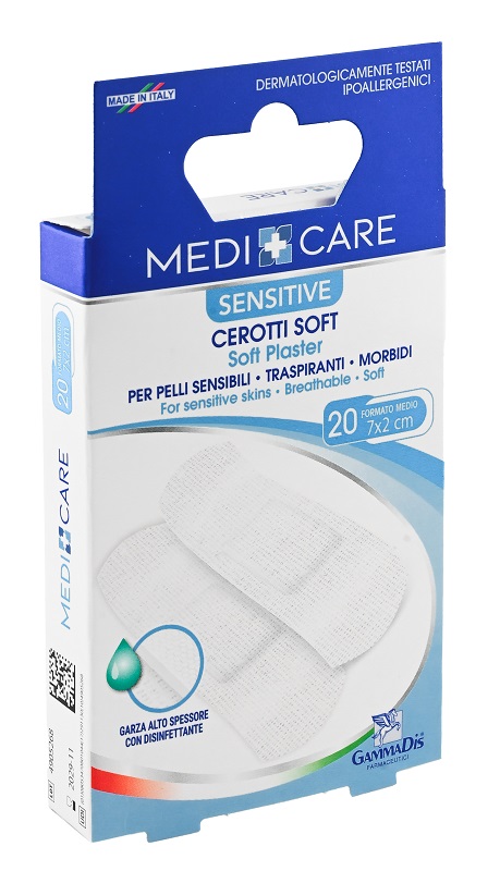 CEROTTO MEDICARE DELICATI MEDI 20 PEZZI - Fontenova srl