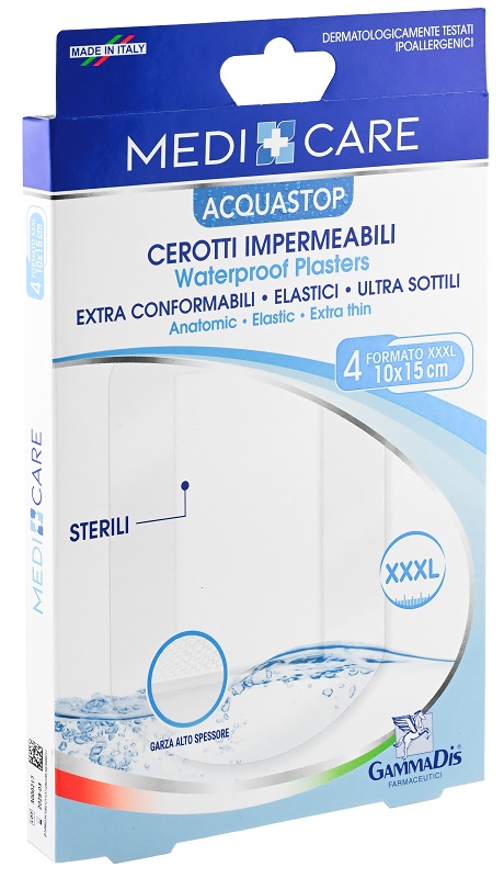 CEROTTO MEDICARE PU STERILI 10X15 4 PEZZI - Fontenova srl