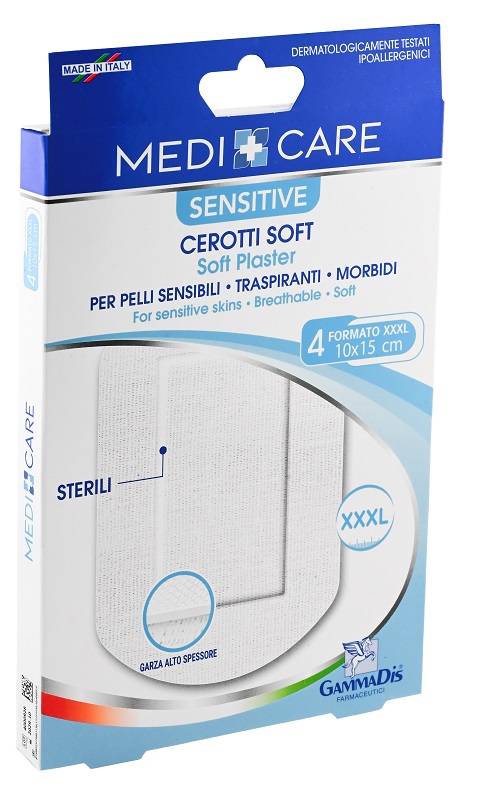 CEROTTO MEDICARE STERILI TNT 10X15 4 PEZZI - Fontenova srl