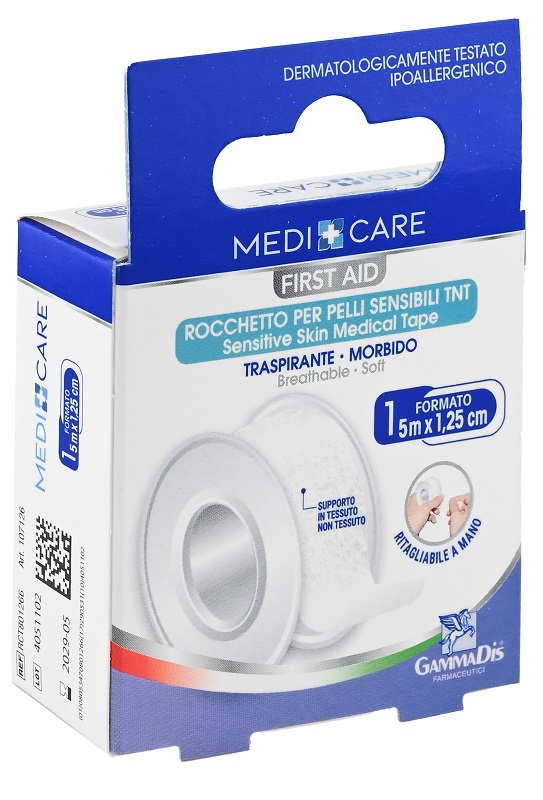 CEROTTO IN ROCCHETTO MEDICARE  TNT BIANCO 500X1,25 CM - Fontenova srl