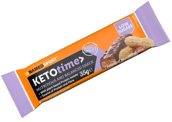 KETOTIME BAR ROASTED PEANUT 35 G - Fontenova srl