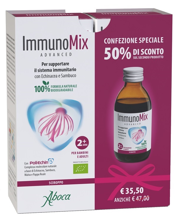 IMMUNOMIX ADVANCED SCIROPPO CONFEZIONE SPECIALE 2 PEZZI - Fontenova srl