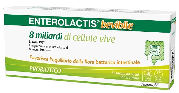 ENTEROLACTIS BEVIBILE 6 FLACONCINI X 10 ML - Fontenova srl