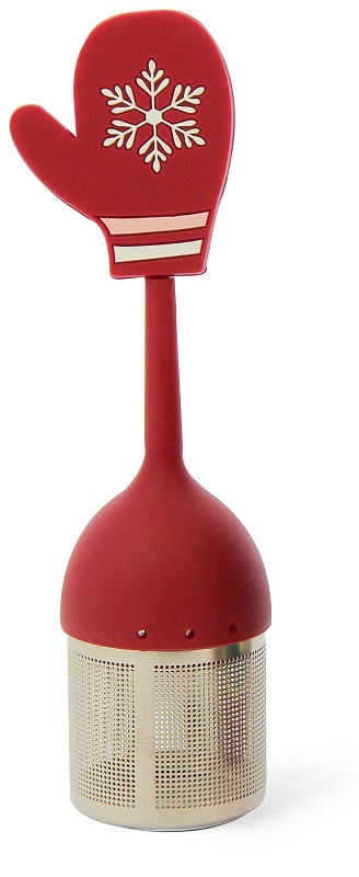 NEAVITA FILTRO ACCIAIO SILICONE ROSSO GUANTO NATALE - Fontenova srl