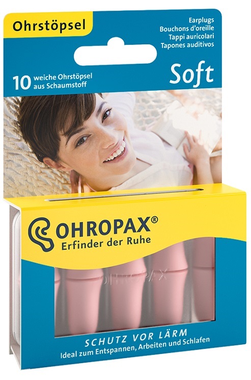 OHROPAX SOFT TAPPI INTRAURICOLARI 10 PEZZI - Fontenova srl