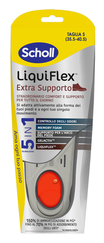 SCHOLL LIQUIFLEX EXTRA SUPPORT TAGLIA SMALL - Fontenova srl
