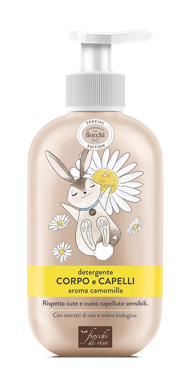FIOCCHI DI RISO DETERGENTE CORPO CAPELLI CAMOMILLA SPECIAL 400 ML - Fontenova srl