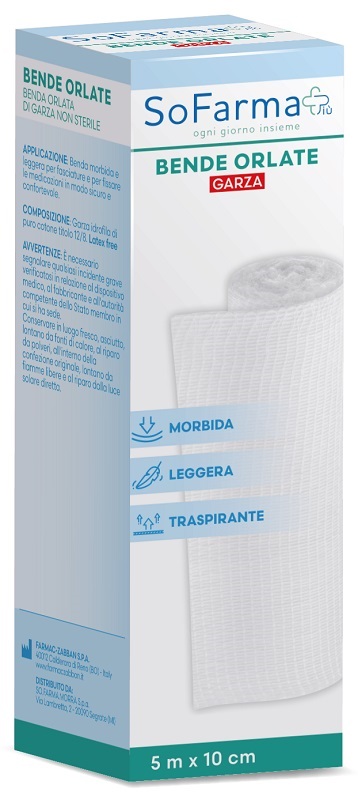 BENDA ORLATA 500X10 CM SOFARMAPIU' - Fontenova srl