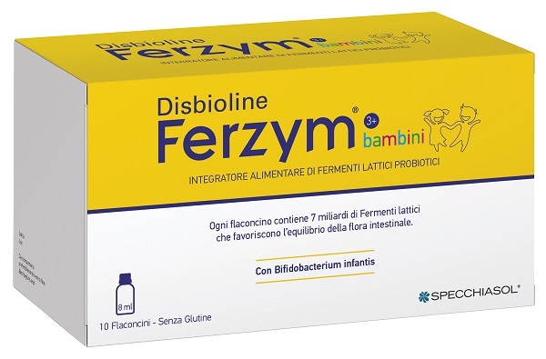 DISBIOLINE FERZYM BAMBINI 10 FLACONCINI DA 8 ML - Fontenova srl