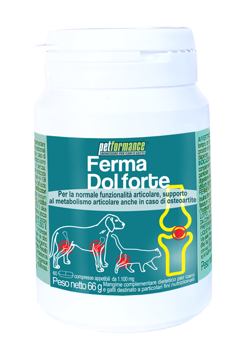 PETFORMANCE FERMA DOL FORTE 60 COMPRESSE - Fontenova srl