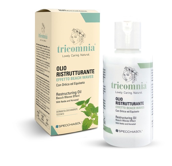 TRICOMNIA OLIO RISTRUTTURANTE EFFETTO BEACH WAVES 50 ML - Fontenova srl