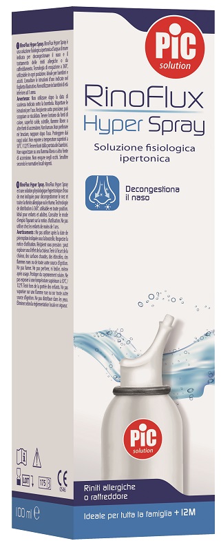 SOLUZIONE SALINA IPERTONICA SPRAY RINOFLUX HYPER PIC 100 ML - Fontenova srl