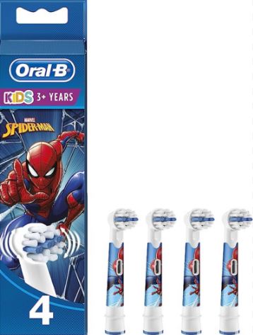 ORALB POWER REFILL EB10 SPIDERMAN 4 PEZZI - Fontenova srl