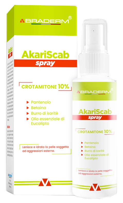 AKARISCAB SPRAY 100 ML BRADERM - Fontenova srl