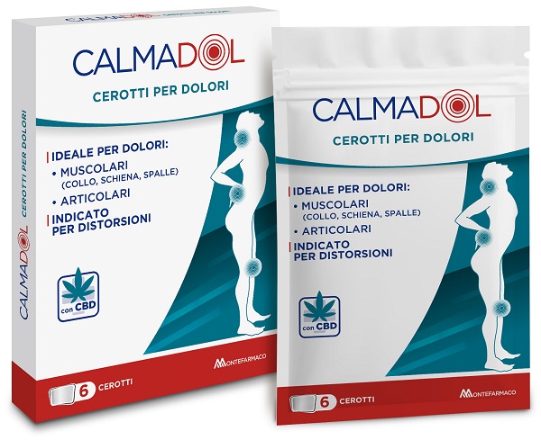 CALMADOL CEROTTO PER DOLORI 6 PEZZI - Fontenova srl