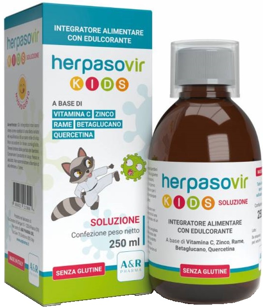 HERPASOVIR KIDS SOLUZIONE RT 250 ML - Fontenova srl