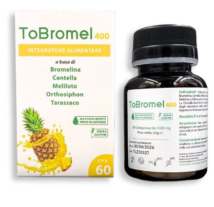 TOBROMEL 400 60 COMPRESSE - Fontenova srl