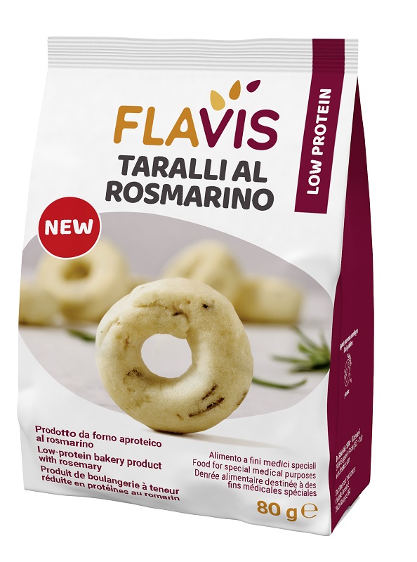 FLAVIS TARALLI ROSMARINO 80 G - Fontenova srl