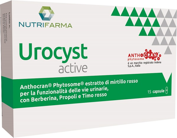 NUTRIFARMA UROCYST ACTIVE 15 CAPSULE - Fontenova srl