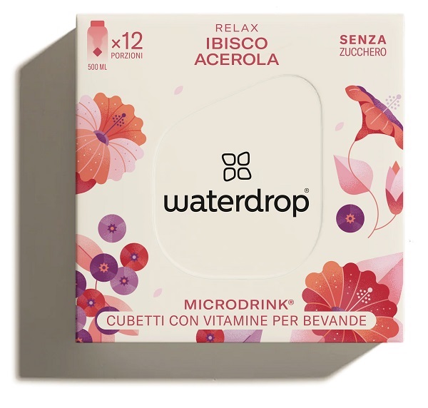 WATERDROP MICRODRINK RELAX 12 CUBETTI - Fontenova srl