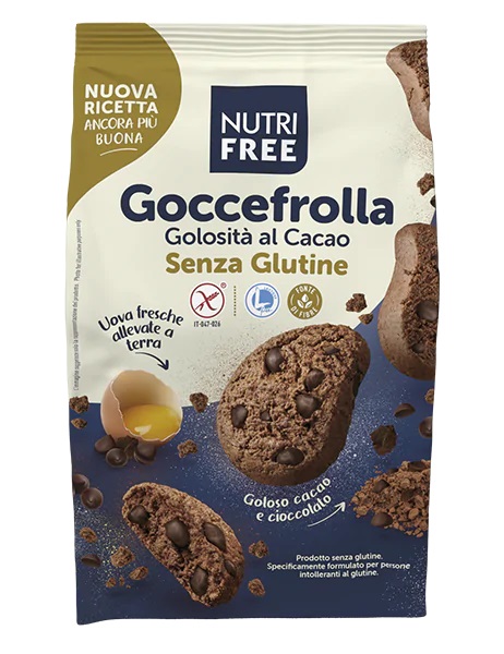 NUTRIFREE GOCCEFROLLA GOLOSITA' AL CACAO 300 G - Fontenova srl