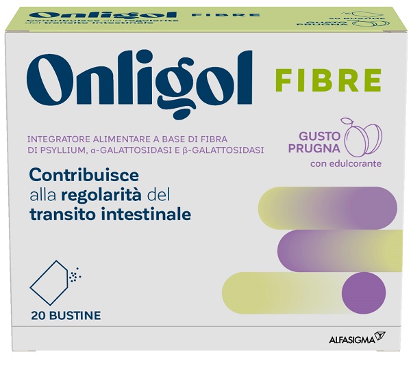 ONLIGOL FIBRE PRUGNA 20 BUSTINE - Fontenova srl