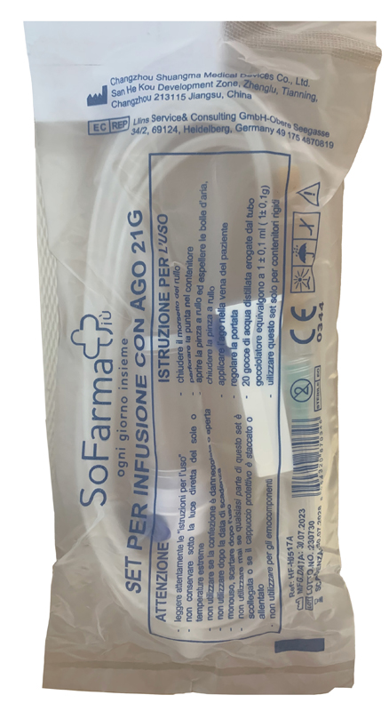 DEFLUSSORE CON AGO GAUGE 21 SOFARMAPIU' - Fontenova srl